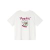 Colorful Embroidered Dog T-Shirt for Women - Summer Loose Fit Pure Cotton Short Sleeve Top, Cute and Fun Pet Lover Style