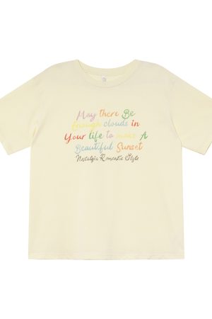 Colorful Letter Print Short Sleeve T-Shirt for Women - Summer Loose Slimming Top, Trendy Niche Design, Casual Streetwear Fashion