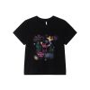 Colorful Panda Print Loose Fit T-Shirt for Women - Summer Short and Long Sleeve Top, Petite Style, Cute Casual Wear