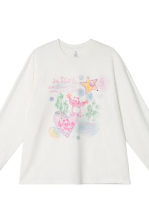 Colorful Panda Print Loose Fit T-Shirt for Women - Summer Short and Long Sleeve Top, Petite Style, Cute Casual Wear