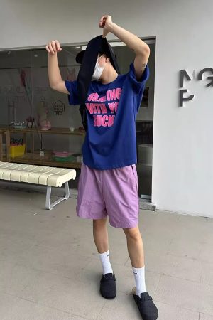 Colorful Striped Casual Zippered Shorts for Men and Women - American Style Summer Quick-Dry Breathable Nylon Five-Point Pants