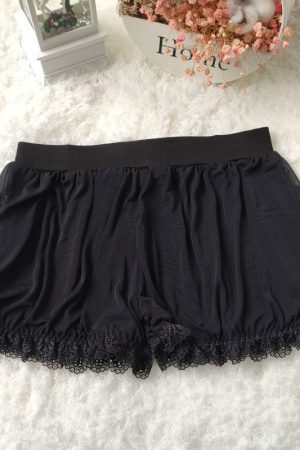 Comfortable Pudding Bear jk Leggings Safety Pants - Pumpkin Puff Pants for Coverage, Non-Tight Fit, Perfect for Y2K Style