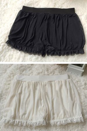 Comfortable Pudding Bear jk Leggings Safety Pants - Pumpkin Puff Pants for Coverage, Non-Tight Fit, Perfect for Y2K Style