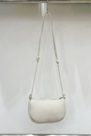 Compact Soft Leather Lychee Pattern Crossbody Bag - Cute Lightweight Versatile Shoulder Phone Bag for Spring and Summer