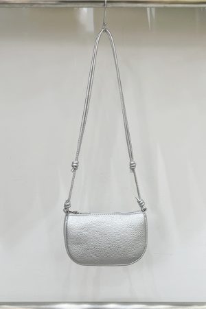 Compact Soft Leather Lychee Pattern Crossbody Bag - Cute Lightweight Versatile Shoulder Phone Bag for Spring and Summer