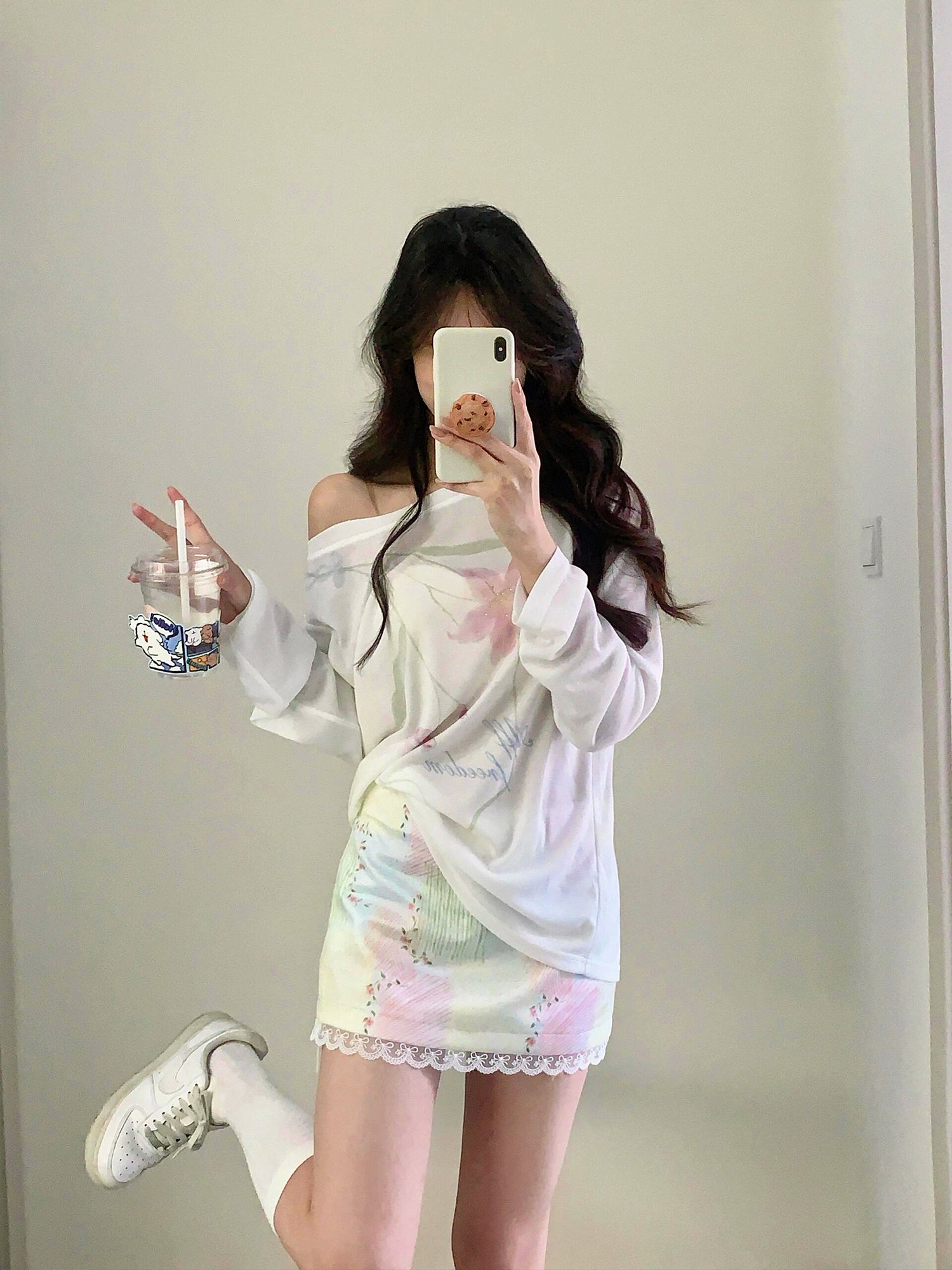 Cool Summer Tencel Printed Loose T-Shirt for Sun Protection - Trendy Mid-Length Top for Spring/Summer Style Cool Summer Tencel Printed Loose T-Shirt for Sun Protection - Trendy Mid-Length Top for Spring/Summer Style