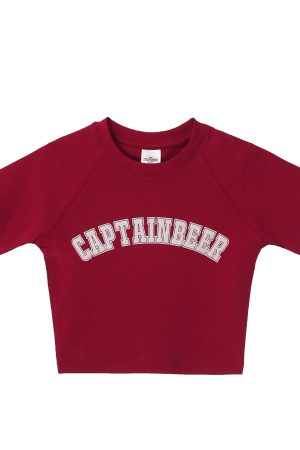 Cropped Jazz Dance T-Shirt for Women - Sweet and Spicy Team Captain Design, Summer Hot Girl Style, 90s Inspired Top