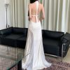 Cross-Back Sleeveless Dress - High-End Seaside Goddess Look for Vacation, Elegant Design with Coastal Vibes