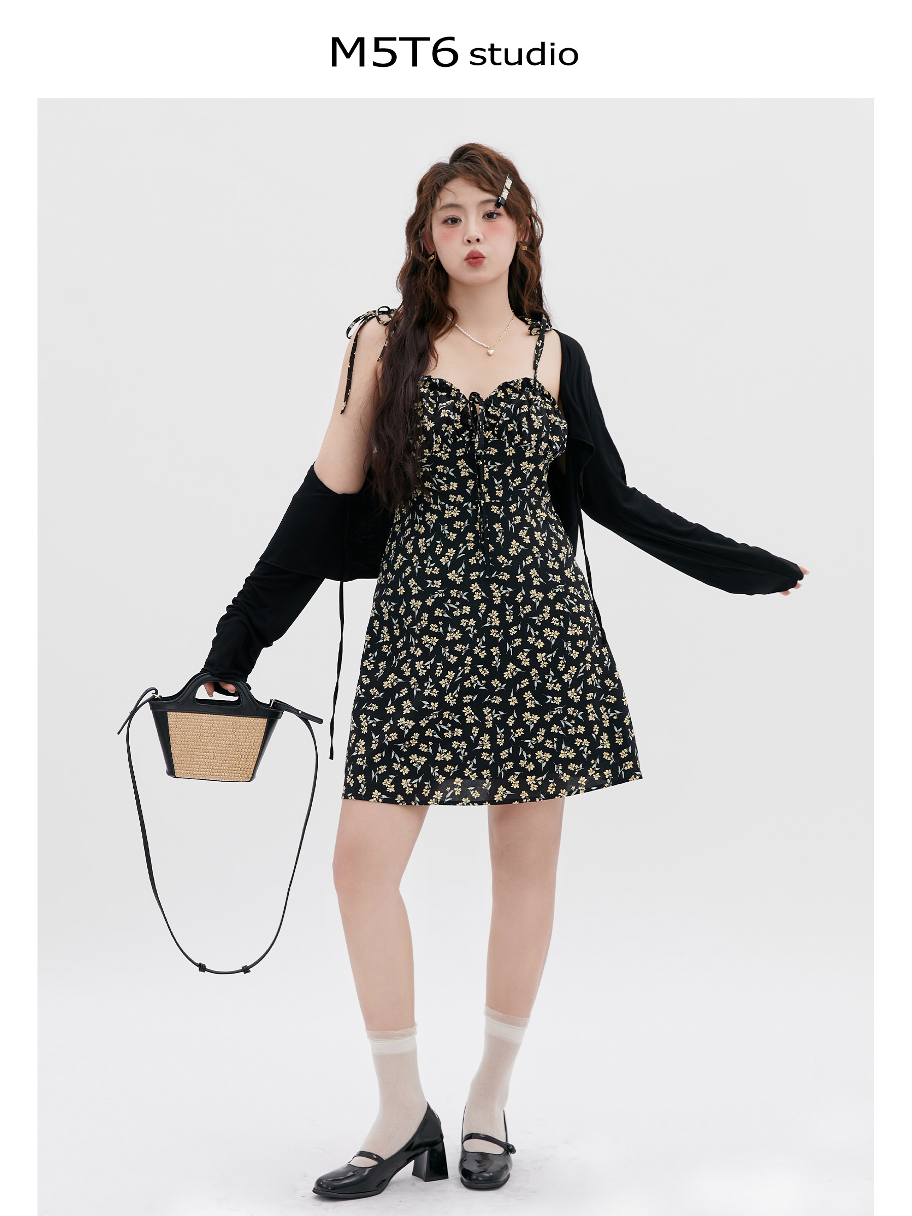 Curvy Floral Tea Break Slimming Sexy Waist-Defined Sling Dress - 90s Inspired Summer Fashion Curvy Floral Tea Break Slimming Sexy Waist-Defined Sling Dress - 90s Inspired Summer Fashion