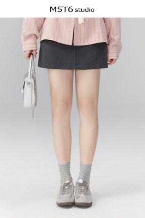 Curvy Ouni Casual Loose Slimming Shoulder Shirt in Sweet Lazy Style - Ideal for 90s and Y2K Fashion Lovers