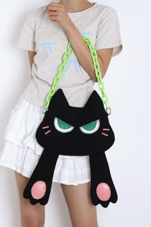 Cute Cat Face Covering Crossbody Bag for Girls - Niche Design, Perfect Birthday Gift for Spring and Summer Fashion