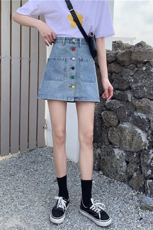 Cute Everyday Outfits, Outfit Inspo Casual 2.0 Artsy Denim Skirt