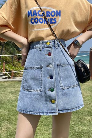 Cute Everyday Outfits, Outfit Inspo Casual 2.0 Artsy Denim Skirt