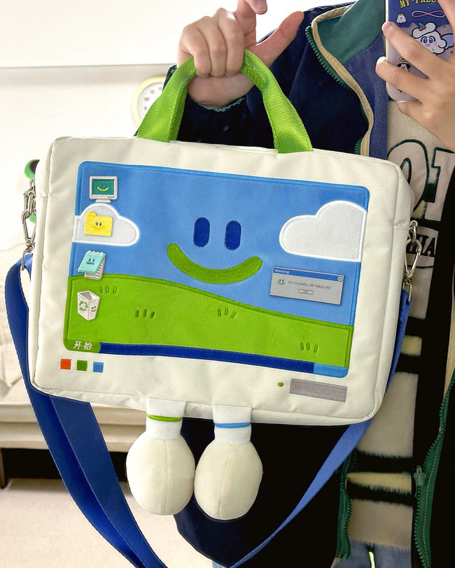 Cute Everyday Outfits, Outfit Inspo Casual 2.0 Windows XP Embroidery Handbag Cute Everyday Outfits, Outfit Inspo Casual 2.0 Windows XP Embroidery Handbag