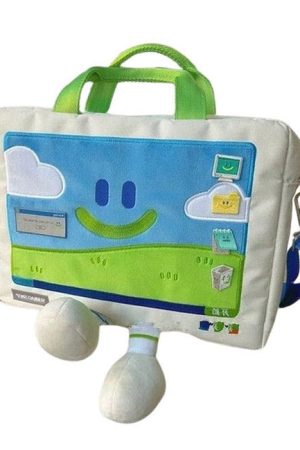 Cute Everyday Outfits, Outfit Inspo Casual 2.0 Windows XP Embroidery Handbag