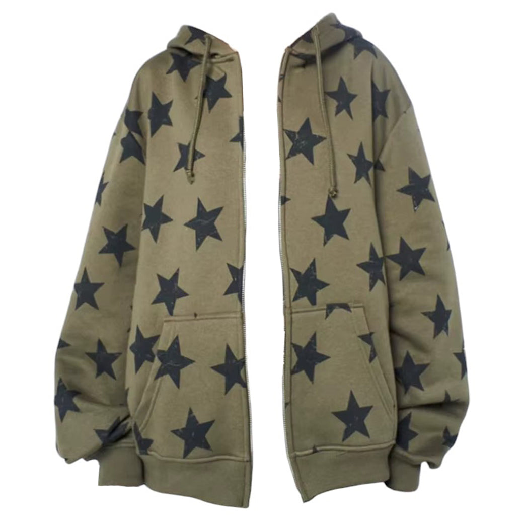 Cute Everyday Outfits, Outfit Inspo Casual 2000s Aesthetic Star Print Hoodie Cute Everyday Outfits, Outfit Inspo Casual 2000s Aesthetic Star Print Hoodie