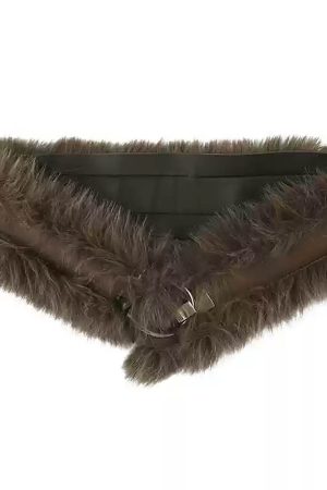 Cute Everyday Outfits, Outfit Inspo Casual 2000s Faux Fur Leather Belt