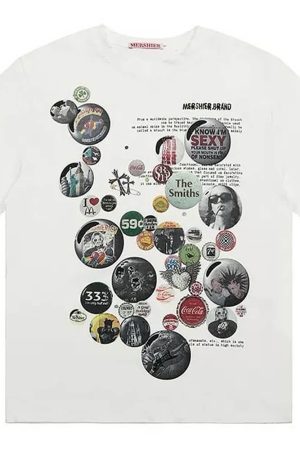 Cute Everyday Outfits, Outfit Inspo Casual 2000s Kid Pin Graphic T-Shirt