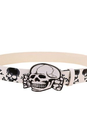 Cute Everyday Outfits, Outfit Inspo Casual 2000s Style Skull Belt