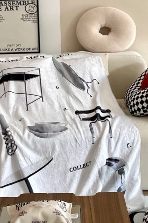 Cute Everyday Outfits, Outfit Inspo Casual 2014 Aesthetic Print Throw Blanket