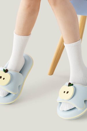 Cute Everyday Outfits, Outfit Inspo Casual 3D Apple Slide Slippers