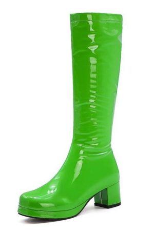 Cute Everyday Outfits, Outfit Inspo Casual 80's Disco Vinyl Boots