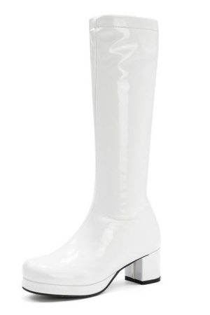 Cute Everyday Outfits, Outfit Inspo Casual 80's Disco Vinyl Boots