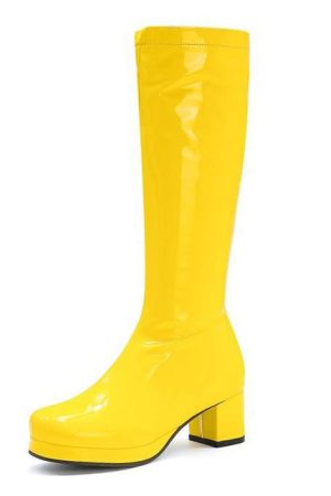 Cute Everyday Outfits, Outfit Inspo Casual 80's Disco Vinyl Boots