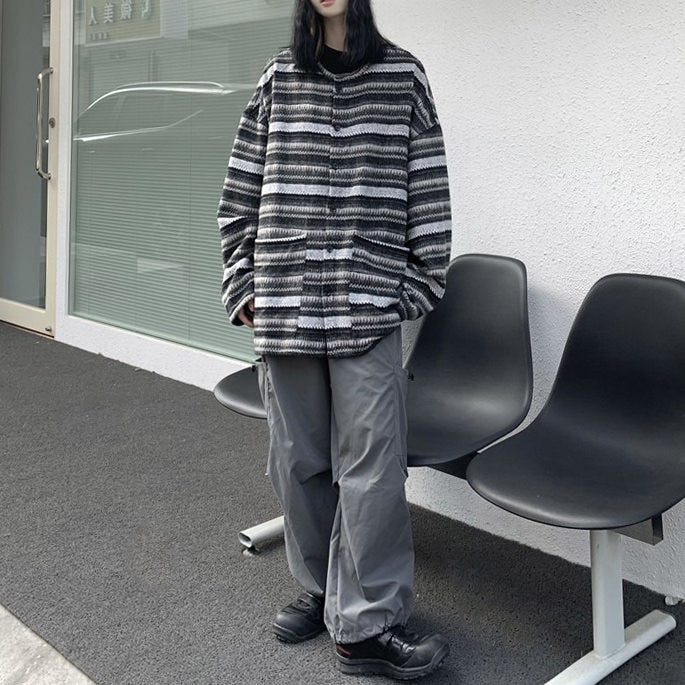 Cute Everyday Outfits, Outfit Inspo Casual 80's Grandma Striped Cardigan Sweater Cute Everyday Outfits, Outfit Inspo Casual 80's Grandma Striped Cardigan Sweater