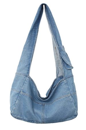 Cute Everyday Outfits, Outfit Inspo Casual 90's Denim Shoulder Bag