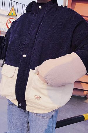 Cute Everyday Outfits, Outfit Inspo Casual 90s Kids Corduroy Hooded Jacket