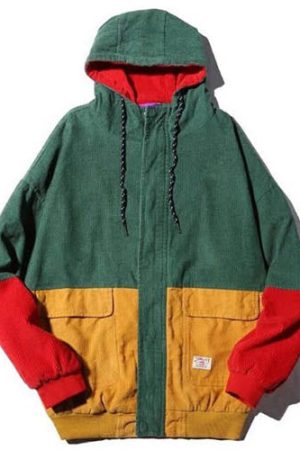 Cute Everyday Outfits, Outfit Inspo Casual 90s Kids Corduroy Hooded Jacket