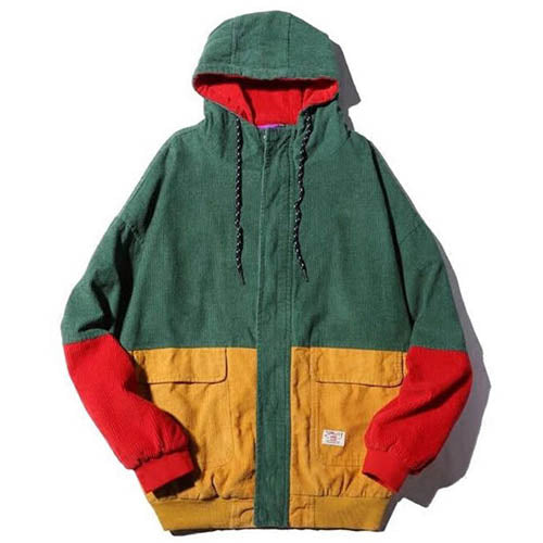 Cute Everyday Outfits, Outfit Inspo Casual 90s Kids Corduroy Hooded Jacket