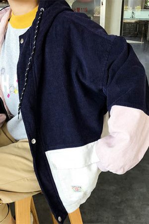 Cute Everyday Outfits, Outfit Inspo Casual 90s Kids Corduroy Hooded Jacket