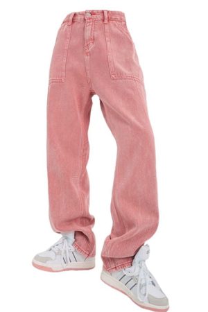 Cute Everyday Outfits, Outfit Inspo Casual 90's Teen Pink Jeans