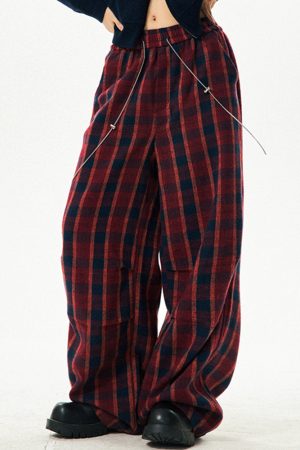 Cute Everyday Outfits, Outfit Inspo Casual Academy Punk Plaid Pants
