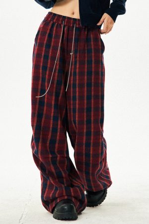 Cute Everyday Outfits, Outfit Inspo Casual Academy Punk Plaid Pants