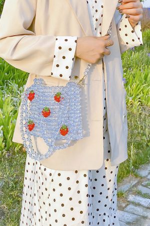 Cute Everyday Outfits, Outfit Inspo Casual Aesthetic Beaded Handbag