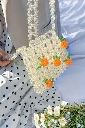 Cute Everyday Outfits, Outfit Inspo Casual Aesthetic Beaded Handbag