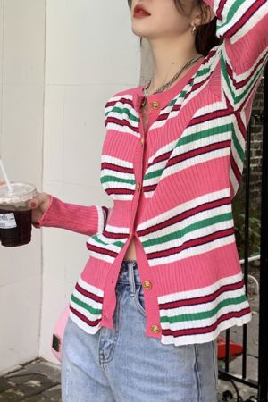 Cute Everyday Outfits, Outfit Inspo Casual Aesthetic Ribbed Cardigan