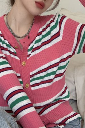 Cute Everyday Outfits, Outfit Inspo Casual Aesthetic Ribbed Cardigan