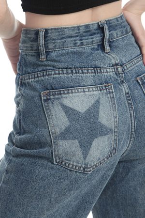 Cute Everyday Outfits, Outfit Inspo Casual Aesthetic Star Washed Jeans