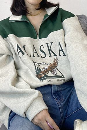 Cute Everyday Outfits, Outfit Inspo Casual Alaska Zip Up Sweatshirt