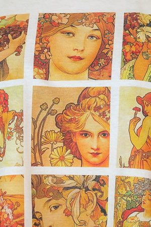 Cute Everyday Outfits, Outfit Inspo Casual Alphonse Mucha Tee