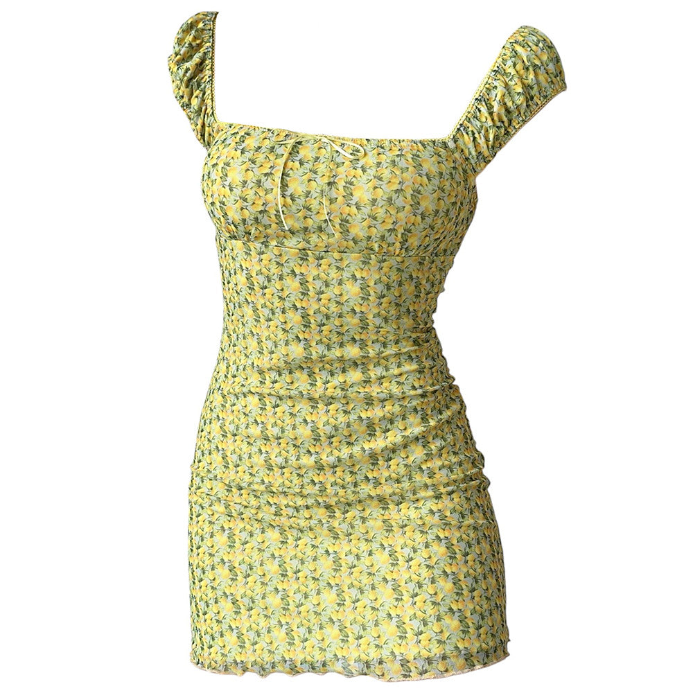Cute Everyday Outfits, Outfit Inspo Casual Amalfi Lemon Ruched Mini Dress Cute Everyday Outfits, Outfit Inspo Casual Amalfi Lemon Ruched Mini Dress