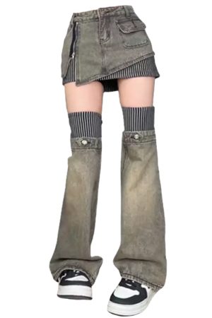 Cute Everyday Outfits, Outfit Inspo Casual American Dream Skirt & Leg Warmers Set