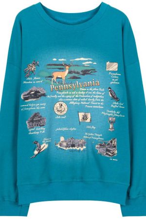 Cute Everyday Outfits, Outfit Inspo Casual American Girl Pennsylvania Sweatshirt