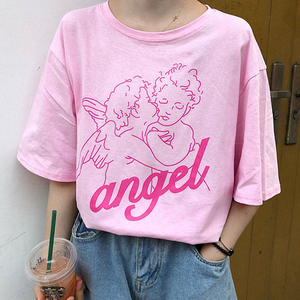 Cute Everyday Outfits, Outfit Inspo Casual Angel T-Shirt Cute Everyday Outfits, Outfit Inspo Casual Angel T-Shirt