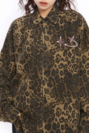 Cute Everyday Outfits, Outfit Inspo Casual Animal Attraction Leopard Oversized Jacket