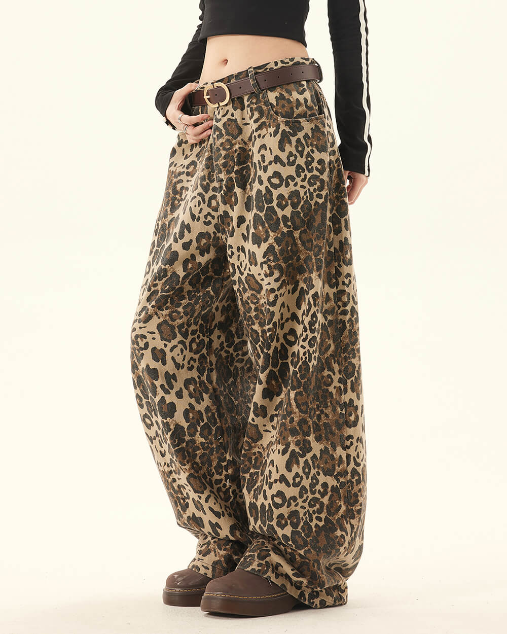 Cute Everyday Outfits, Outfit Inspo Casual Animal Instincts Leopard Print Wide-Leg Pants Cute Everyday Outfits, Outfit Inspo Casual Animal Instincts Leopard Print Wide-Leg Pants